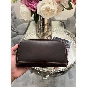 Long Zip Around Wallet Brown‎